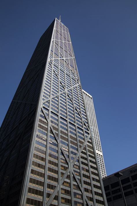 John Hancock Center Chicago, Perspective Practice, John Hancock Center, American Chopper, Landscape Design Drawings, Left For Dead, John Hancock, American City, Tall Buildings