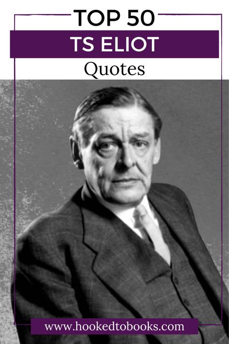 It’s no surprise that such a celebrated poet has some incredibly inspirational and unforgettable quotes. Today, T.S. Eliot would be 132 years old, but his words are still as poignant and powerful as ever. Here you’ll find my favorite 50 TS Eliot quotes. #tseliot #quotes T S Elliot Quotes, Ts Elliot Quotes, Ts Elliot, T S Eliot Quotes, Ts Eliot Quotes, Powerful Poetry, The Waste Land, Waste Land, Ts Eliot