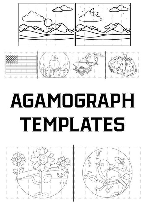 agamograph Middle School Arts And Crafts Projects, Middle School Coloring Pages Free Printable, Elementary Worksheets Free Printable, Agamograph Ideas, Free Art Worksheets, Agamograph Template Free Printable, Art Activities For Kids Elementary, Agamograph For Kids, Agamograph Art