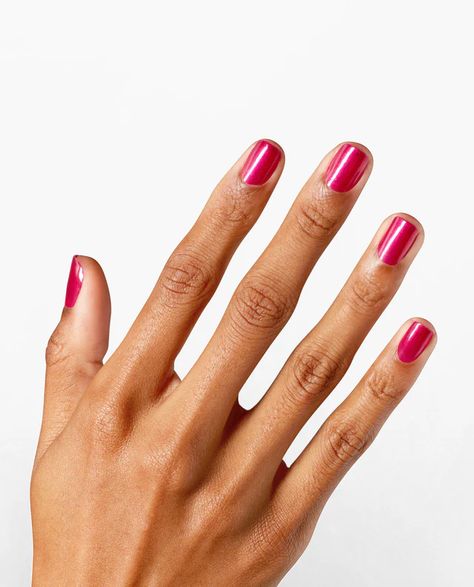 OPI Cyber Cherry on Top Nail Lacquer Mani Interview Nails, Nail Polish Gift Set, Nail Polish Gift, Nail Base Coat, Pink Nail Colors, Gel Nail Polish Colors, Metallic Nail Polish, Pink Gel Nails, Fall Nail Trends