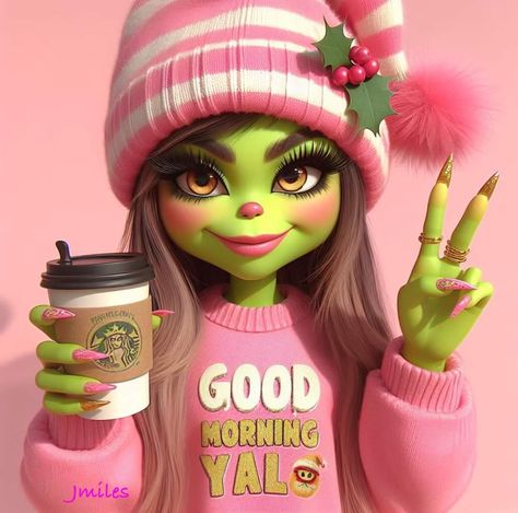 Grinch Images, Baby Grinch, Cute Funny Pics, Funny Pics, Cute Quotes, Grinch, Art Work, Funny Pictures, Funny