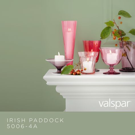 Lowe's:  Irish Paddock 5006-4A                                https://www.pinterest.com/valsparpaint/winter-frosted-fantasy/ Peter Rabbit Nursery, Winter Treats, Winter Frost, Room Paint Colors, Interior Paint Colors, Winter Flowers, Humble Abode, Exterior House, Www Pinterest Com