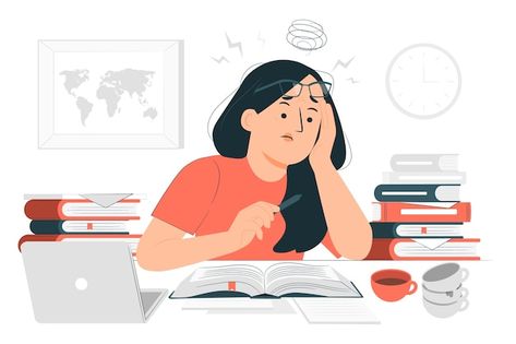 College Exams, Nursing Courses, Family Problems, Concept Illustration, Picture Illustration, Do Homework, Flat Illustration, Virtual Assistant, Cartoon Illustration