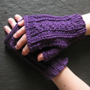 AllFreeKnitting.com - Free Knitting Patterns, Knitting Tips, How-To Knit, Videos, Hints and More! Fingerless Mittens Pattern, Knitted Gloves Mittens, Knit Projects, Fingerless Mitts, Crochet Fingerless Gloves, Fingerless Gloves Knitted, Mittens Pattern, Crochet Gloves, Fingerless Mittens