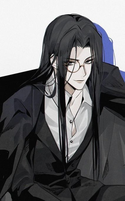 Black Haired Anime Boy, Long Hair Drawing, Black Hair Anime Guy, Hair And Glasses, Anime Boy Long Hair, Anime Long Hair, Black Hair Boy, Pelo Anime, Anime Boy Hair