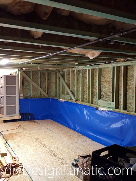 Encaspulated Crawl Space Finished Crawl Space Ideas, Crawl Space Organization, Crawl Space Storage, Crawl Space Door, Crawl Space Encapsulation, House Makeovers, Basement Storage, Shelves Storage, Space Storage