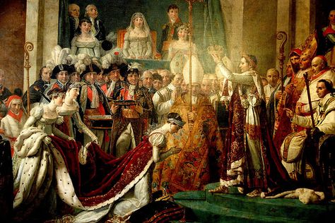 This painting was my favorite at Versailles. The Painting had an interesting story. Napoleon Crowning Josephine by WVJazzman, via Flickr Coronation Of Napoleon, Empress Josephine, Chateau Versailles, Great Works Of Art, Napoleon Bonaparte, The Coronation, Museums In Paris, Louvre Paris, French Revolution