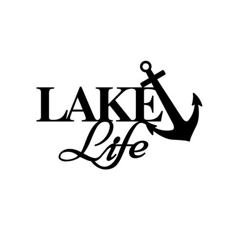 You'll love the Merrydale Lake Life with Anchor Beautiful Solid Steel Home Decor Metal Art Wall Sign at Wayfair - Great Deals on all Outdoor products with Free Shipping on most stuff, even the big stuff. Lake Life Quotes, Steel Home Decor, Lake Quotes, Metal Art Wall, Lake House Signs, Home Decor Metal, Metal Art Decor, Lake Decor, Lake Signs