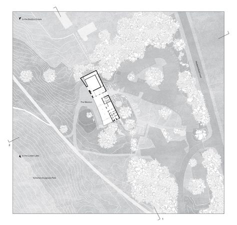 Feilden Fowles, Koshino House, Architecture Site Plan, Gallery Restaurant, Design Diagram, Nice Drawings, Architecture Drawing Presentation, Yorkshire Sculpture Park, Architecture Presentation Board