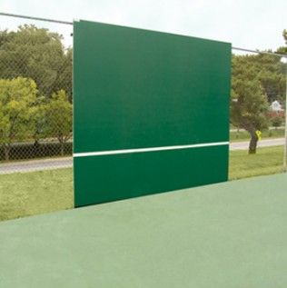 Thinking of adding these on our tennis courts to play handball/paddle ball. 🤔 Park Installation, Sports Backyard, Tennis Court Backyard, Tennis Court Design, Tennis Decorations, Backyard Court, Tennis Wall, Backyard Sports, Tennis Pictures