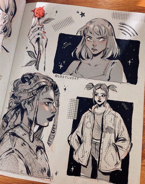 Books Drawing, Sketchbook Drawings, Sketchbook Art Journal, Art Diary, Arte Inspo, Arte Sketchbook, Art Drawings Sketches Creative, Sketchbook Inspiration, Art Tutorials Drawing