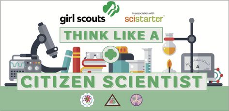 girl scouts citizen science scistarter badge Junior Girl Scout Badges, Citizen Scientist, Science Technology Engineering Math, Girl Scouts Cadettes, Girl Scout Badges, Girl Scout Daisy, Girl Scout Activities, Daisy Scouts, Scout Badges