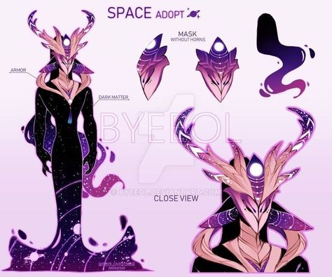 Space Entity, Adoptable Auction, Facebook Art, Creature Drawings, Monster Concept Art, Fantasy Creatures Art, Concept Art Drawing, Mythical Creatures Art, Game Character Design