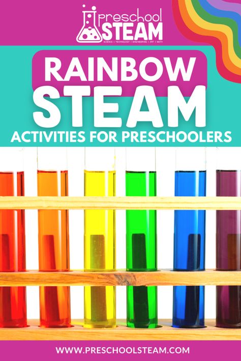 Rainbows are more than just beautiful; they’re a fun and easy way to learn about science, technology, engineering, art, and math (STEAM). In this blog post, we’re going to look at fun STEAM activities for Preschoolers that help us understand how rainbows work, make us want to learn more and show us how fun learning can be. Rainbow Stem Activities, Rainbow Stem, Preschool Steam, Art And Math, Stem Activities For Kids, Engineering Art, Steam Science, Steam Activities, About Science