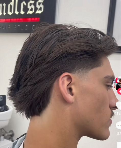 Modern Long Hairstyles For Men, Low Drop Fade Slick Back, Loose Slick Back Hair, Men’s Haircuts Tapered Sides, Tapered Wide Hawk, Old Money Hairstyles For Men, Faded Mullet Men Straight Hair, Taper Fade Long Hair Straight, Haircut Styles Straight Hair