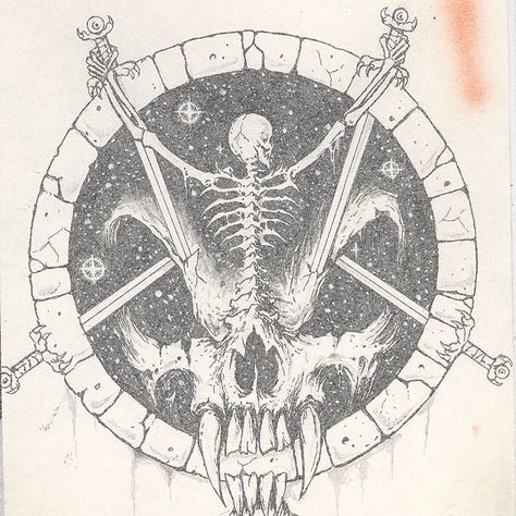 Wes Benscoter on Instagram: “Apparently 9/27/19 was the 25th anniversary of Slayer's "Divine Intervention" album. Here's one of the million concept sketches that were…” Divine Intervention Tattoo, Wes Benscoter, Tattoo Front, Concept Sketches, Divine Intervention, Band Art, Tshirt Ideas, Ink Ideas, Metal Band