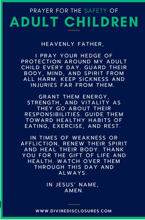 Prayer For Adult Children, Prayer For Your Son, Children Prayers, Prayer For Daughter, Prayer For Son, Family Prayers, Prayers For My Daughter, Prayer For My Son, Prayer For My Family