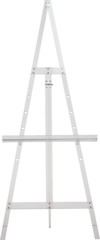 acrylic tripod easel  | CB2 ENT Entry Table Easel, Award Plaque, Live Colorfully, Retail Display, Small Storage, Accessories Storage, Unique Home Decor, Inspired Homes, Art Show