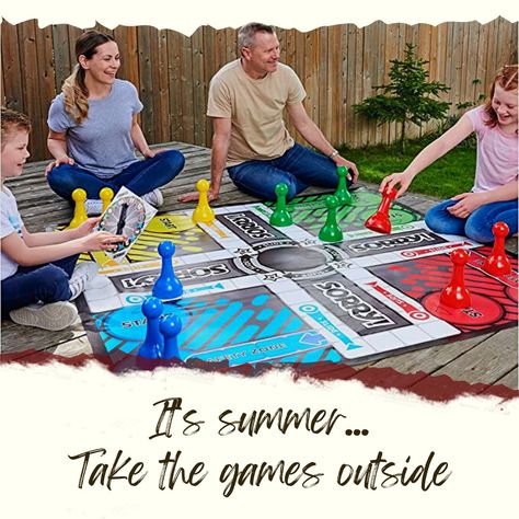 Backyard Toys For Kids, Giant Outdoor Games, Sorry Game, Sorry Board Game, Backyard Toys, Outdoor Party Games, Family Board Game, Card Games For Kids, Family Party Games