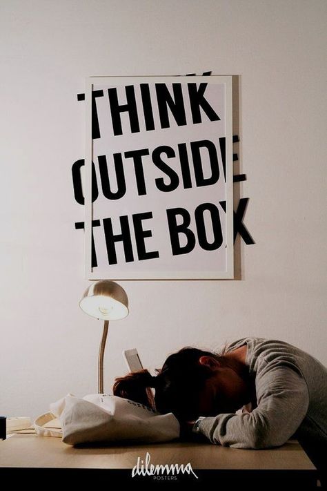 Box Print, Wall White, Quote Typography, Typography Wall, Study Rooms, Sensory Experience, Classroom Walls, Thinking Outside The Box, Outside The Box