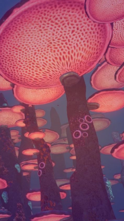 Subnautica Wallpaper, Mushroom Forest Wallpaper, Subnautica Creatures, Subnautica Concept Art, Forest Biome, Future Wallpaper, Zero Wallpaper, Mushroom Forest, Survival Horror Game