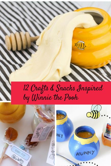 Have a honey of a time with your family with these 12 Crafts and Snacks Inspired by Winnie the Pooh! Winnie The Pooh Diy Crafts, Winnie The Pooh Craft Ideas, Winnie The Pooh Day Activities, Winnie The Pooh Scavenger Hunt, Winnie The Pooh Activities For Kids, Winnie The Pooh Crafts For Kids, Winnie The Pooh Activities, Winnie The Pooh Crafts, Pooh Crafts