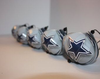 Dallas Cowboys NFL wine bottle light by BERKSWINEDESIGN on Etsy Dallas Cowboys Ornaments, Cowboys Christmas Tree, Dallas Cowboys Room Decor, Dallas Cowboys Christmas Tree, Dallas Cowboys Christmas Ornaments, Cowboy Centerpieces, Dallas Cowboys Room, Dallas Cowboys Shoes, Dallas Cowboys Christmas