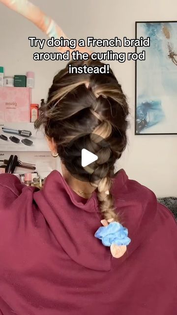 Sara Saadia on Instagram: "If you have the same issue try this! Also more comfy for side sleepers. Full tutorial on my page already ❤️ #heatlesscurls #hairhacks #hairtips #hairideas #hairbrained #hairtutorial #heatlesshair #hairtipsandtricks" Comfy Heatless Curls, Heartless Curls For Side Sleepers, Side Sleeper Heatless Curls, Heatless Curls Side Sleeper, Heatless Curls For Side Sleepers, Braid Heatless Curls, Heat Free Curls, Heartless Curls, French Braid Styles