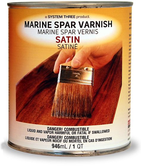 System Three 1855S16 Clear Marine Spar Urethane Varnish Coating, 1 quart Can: Household Varnishes: AmazonSmile: Home Improvement Exterior Wood Door, 1001 Pallets, Wood Exterior Door, Ultraviolet Light, Exterior Wood, Wood Door, Wood Surface, Health And Safety, Wood Doors