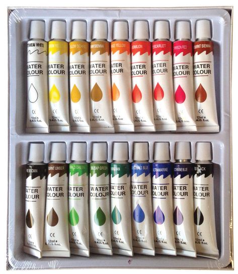 18 PC WATERCOLOR Paint Set Professional Artist Painting Pigment Tubes 12ml https://t.co/HSVgP3MHPU Stationery Obsession, Alphabet Code, Cute Stationary School Supplies, Art Studio Room, Cute School Stationary, Painting Colors, Art Painting Tools, Cool School Supplies, Study Stationery