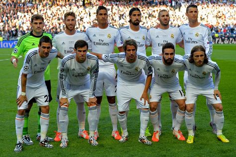 Champions League final 2014: Real Madrid Real Madrid Basketball, Real Madrid 2014, Champions League Trophy, Cristiano Ronaldo Juventus, Real Zaragoza, Real Madrid Team, Ronaldo Juventus, Santiago Bernabeu, Real Madrid Players