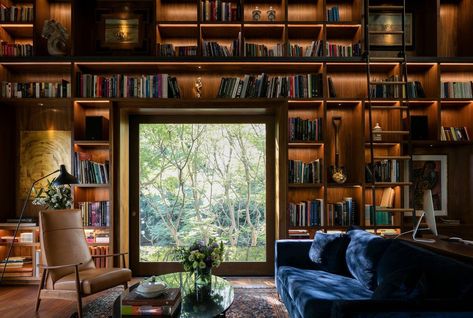 What Is Interior Design, Home Library Design, Home Libraries, Library Design, Decoration Inspiration, Home Library, Home Improvement Projects, Floor Plan, Interior Architecture