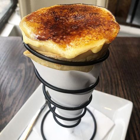 TasteMontreal on Instagram: “Creme Brulee Crepe | (Taster: @gigi.in.mtl) #tastemontreal” Creme Brulee Crepe, Fair Food, Unique Desserts, Fair Food Recipes, Creme Brulee, Room Inspiration Bedroom, Crepes, Room Inspiration, Bedroom