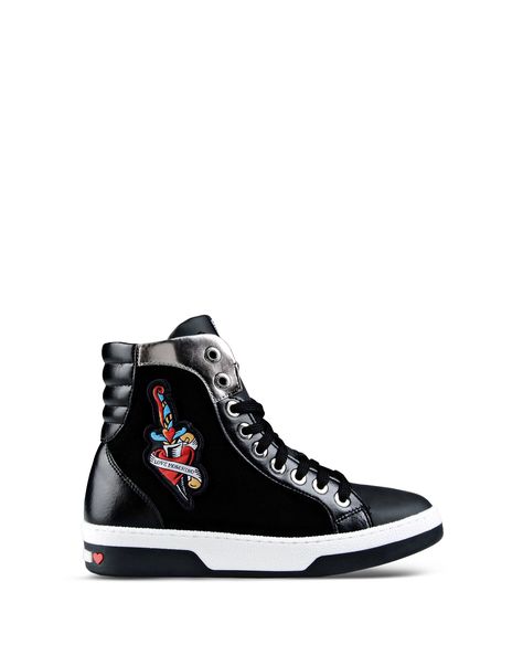 sneaker high top moschino love lyst