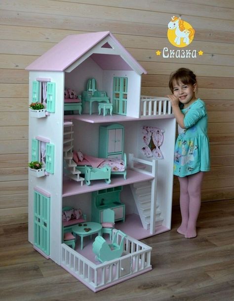 Barbie House Furniture, Diy Barbie House, Doll House Plans, Barbie Doll House, Toy House, Barbie Dream House, Barbie House, Diy Dollhouse Furniture, Barbie Furniture