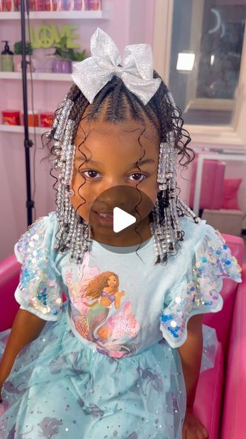 Braided Hairstyles For Lil Girls Ideas, Cornrows For Little Black Girls Hair, Christmas Hairstyles For Mixed Kids, Black Girls Hairstyles Kids, Valentine’s Day Hairstyles Black Kids, Half Up Half Down Braids Kids, Cute Braided Hairstyles For Kids Valentines Day, Kids Breaded Hairstyles, Kids Braided Hairstyles Natural Hair