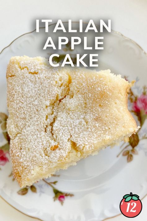 Italian Apple Cake | 12 Tomatoes Apple Cake Healthy, Cookies Italian, Apple Cakes, Italian Cookie, Cookies Gingerbread, Homemade Breads, Fresh Cake, Rustic Italian, Italian Christmas