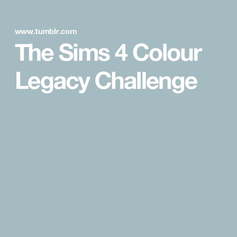 The Sims 4 Colour Legacy Challenge Sims 4 Rainbow Challenge, Sims 4 Base Game Legacy Challenge, Sims 4 Legacy Challenge Rules, Sims Legacy Challenge Ideas, Sims 4 Base Game Challenges, Sims 4 Legacy Challenge Base Game, Sims 4 Challenges Base Game, Sims 4 Legacy Challenge Ideas, Legacy Sims 4