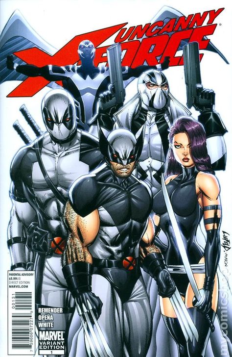 Uncanny X-Force (2010 Marvel) 1D Marvel Comic books modern age cover X-men Mutants Xmen Comics, Wolverine Comic, Wolverine Art, Marvel Xmen, Comic Book Artwork, X Force, Marvel Comic Universe, Uncanny X-men, Marvel Comic Books