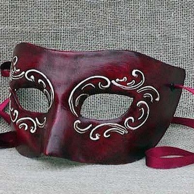 Masquerade Masks For Men, Red Mask Masquerade, Red Masquerade Mask, Red Masquerade, Masquerade Mask Diy, Mens Masquerade Mask, Venetian Masquerade Masks, Ball Mask, Plum Wine