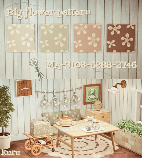 Blanket Acnh, Acnh Wall Code, Acnh Wallpaper Designs, Spring Blanket, Flower Wall Design, Custom Wall Design, Beachy Pillows, Cottagecore Animal Crossing, Code Wallpaper