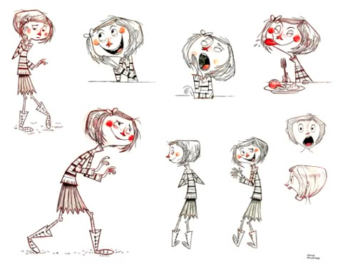 Anime Shocked Face, Coraline Characters, Just So Tired, Laika Studios, Coraline Art, Coraline Movie, Coraline Jones, Character Design Girl, So Tired