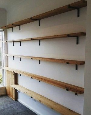 Bespoke Shelving, Attic Storage Organization, Track Shelving, Tanning Room, Shelving Brackets, Wooden Display Stand, Steel Shelving, Picture Shelves, Retail Shelving