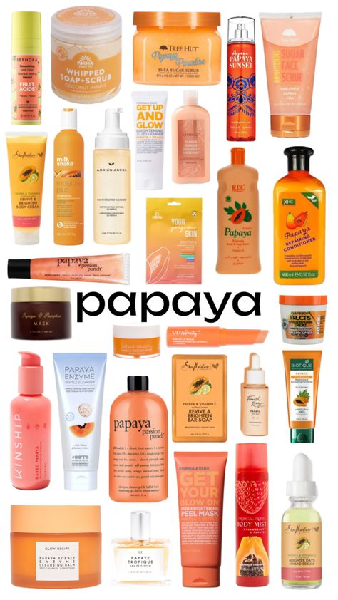 #papaya #papayaaesthetic #papayaskincare #papayagirlaesthetic #papayascent #howtosmelllike #howtosmellgood #fruitskincare #foodskincare #preppyskincare #skincare Makeup Bag Essentials, Basic Skin Care Routine, Perfume Lover, Bath And Body Care, Body Care Routine, Body Skin Care Routine, Signature Scent, Smells Amazing, Body Skin