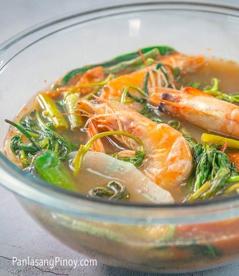 Shrimp Sinigang Recipe, Sinigang Na Bangus Recipe, Pilipino Recipe, Bangus Recipe, Pork Sinigang, Sinigang Recipe, Philippine Cuisine, Cassava Cake, Shrimp Soup