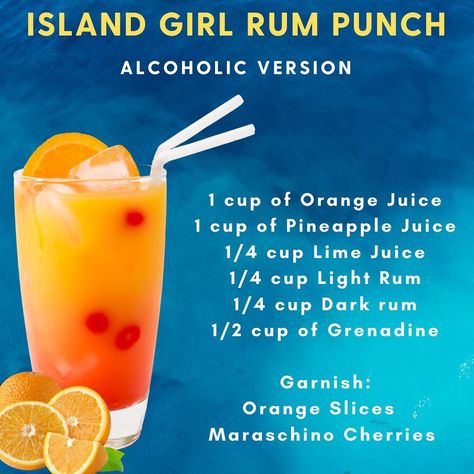 Caribbean Cocktails, Painkiller Recipe, Summer Mocktail Recipes, Alikay Naturals, Summer Mocktail, Alcohol Beverages, Specialty Drinks, Cocktail Drinks Alcoholic, Baking Measurements