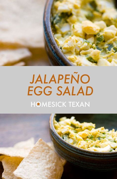 Spicy Egg Salad Recipe, Egg Salad Recipe With Relish, Tuna Egg Salad, Seafood Salads, Texas Recipes, Egg Salad Recipe Healthy, Homesick Texan, Egg Salad Sandwich Recipe, Best Egg Salad Recipe