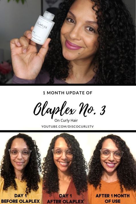 In this video, I show you how Olaplex No. 3 brought my curls back!!! You'll see my 1 month before & after results and I'll tell you about the changes I made over this last month. Olaplex Before And After, Olaplex No 3, Frizzy Curly Hair, Fine Curly Hair, Estee Lauder Advanced Night Repair, Curly Hair Problems, Low Porosity Hair Products, Colored Curly Hair, Curly Girl Method