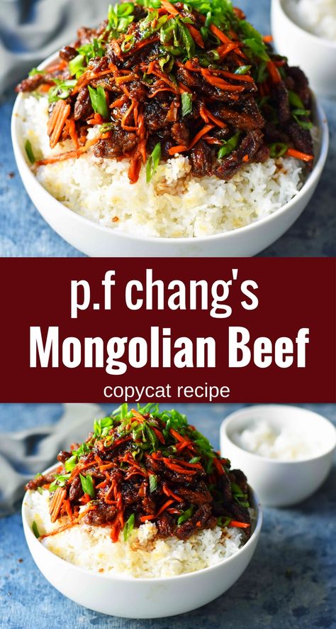 Mongolian Beef Recipe, Modern Honey, Asian Dish, Mongolian Beef Recipes, Crispy Beef, Pf Changs, Mongolian Beef, Beef Recipe, Bulgogi