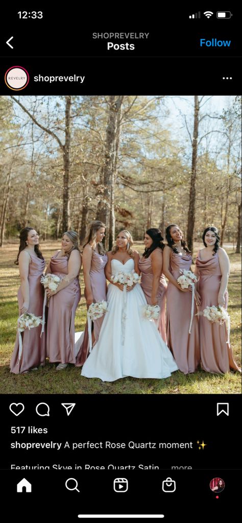 Rose Quartz Bridesmaid Dress, Revelry Rose Quartz, Quartz Bridesmaid Dress, Rose Quartz Dress, Wedding 2024, English Roses, Wedding Stuff, Bridesmaid Dress, Wedding Colors